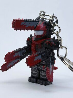 Chainsaw Man Chainsaw Devil Custom Minifigure Keychain